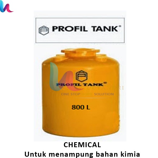 Tangki Air Plastik Profil Tank TDA 800 Liter Kimia Chemical Toren