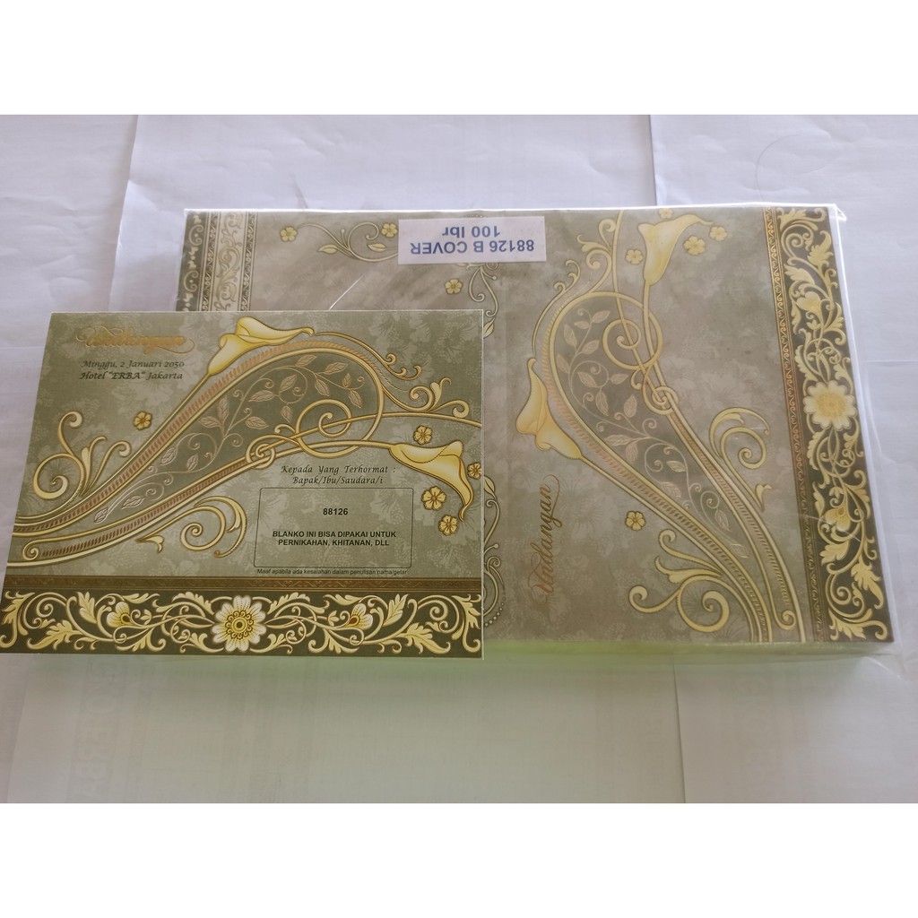 BLANKO UNDANGAN ERBA 88126