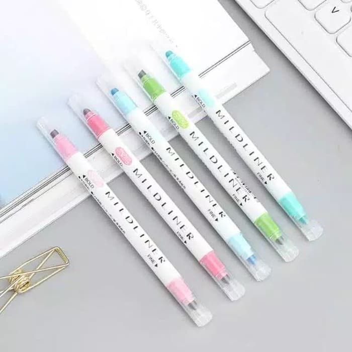 

Highlighter Unik / Stabilo Warna Warni Edisi 2 Muka Milkliner