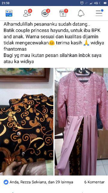 Maura Couple - Sania Ruffle Batik Couple Ori Ndoro Jowi Dnt Garansi Termurah Shopee - Couple Hayunda