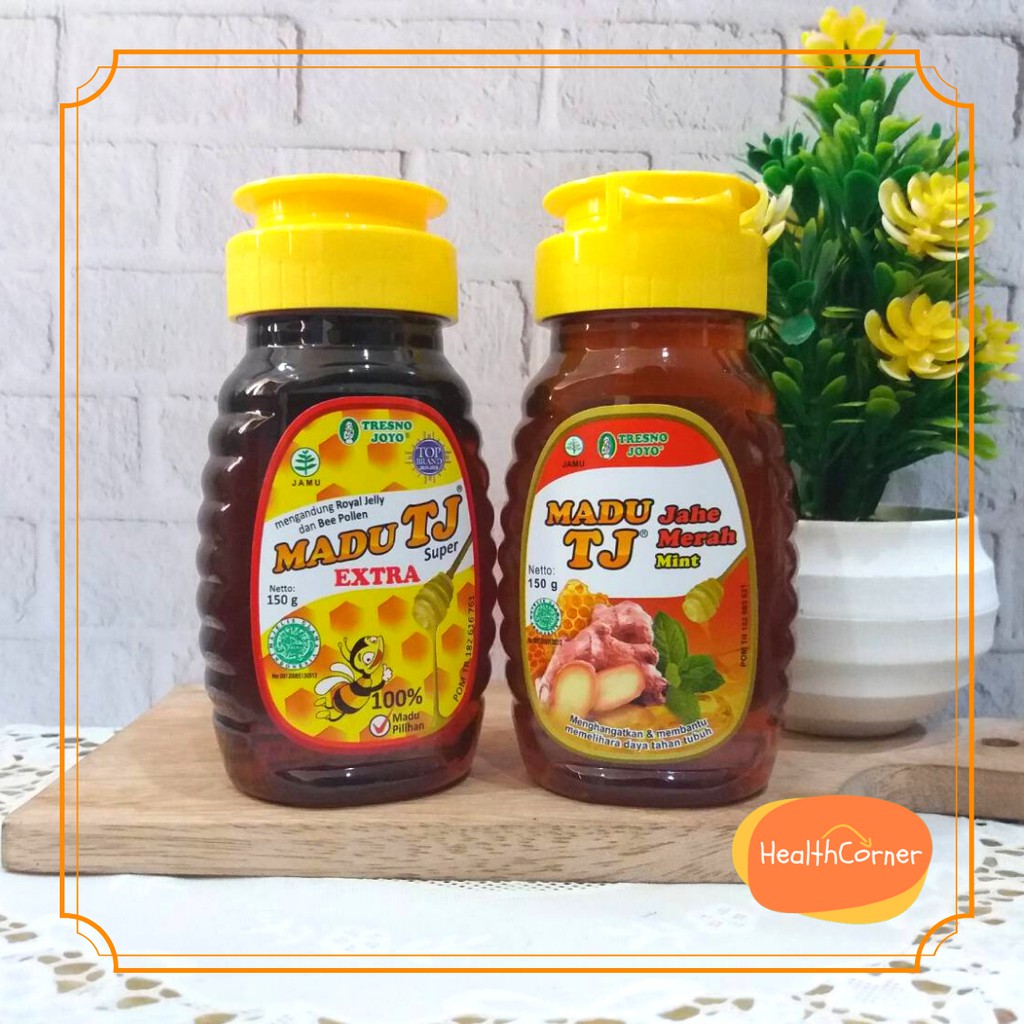 Madu TJ SUPER EXTRA, MURNI, JAHE MERAH - TJ HONEY 150ml ORIGINAL