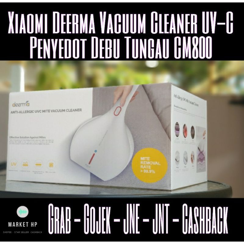 Deerma Vacuum Cleaner UV-C Penyedot Debu Tungau CM800/CM818/EX919