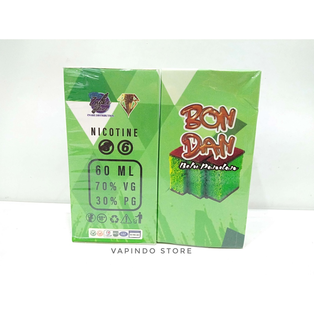 BONDAN V1 BOLU PANDAN ORIGINAL 60ML 3MG BY JAVA JUICE LIQUID