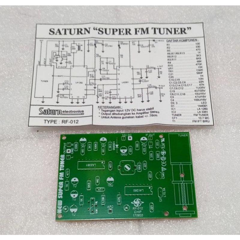 PCB Tuner FM Stereo
