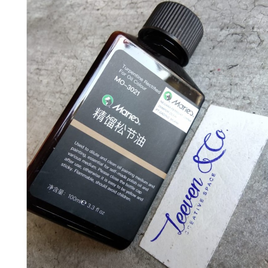 

MARIES TURPENTINE FOR OIL COLOUR 100ML
