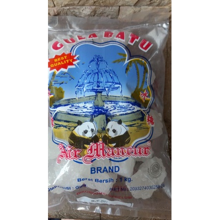 Gula Batu / lump sugar air mancur 1000 gr HALAL MUI