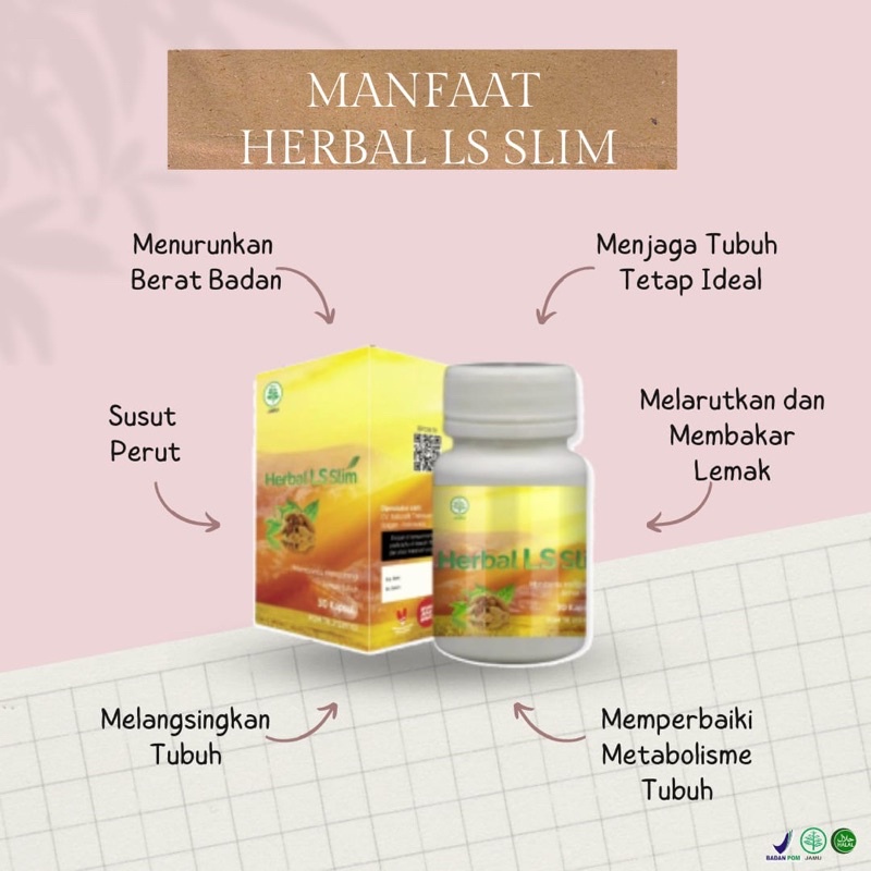 HERBAL LS SLIM BPOM OBAT DIET HERBAL PELANGSING HERBAL ALAMI HERBAL SLIMMING
