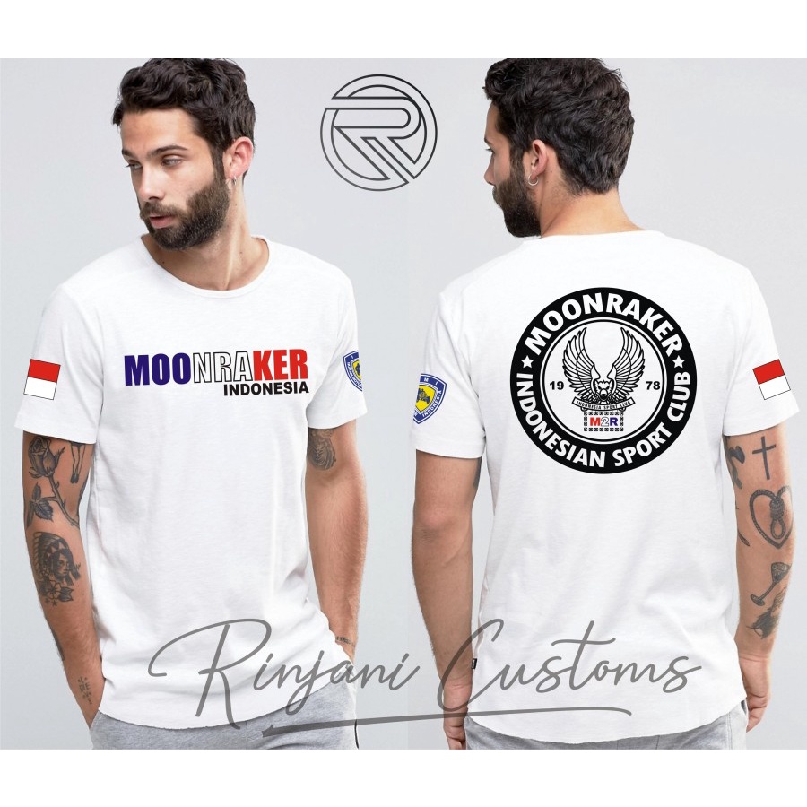 Kaos Moonraker Indonesia Tshirt Moonraker Club Motor Kaos Custom
