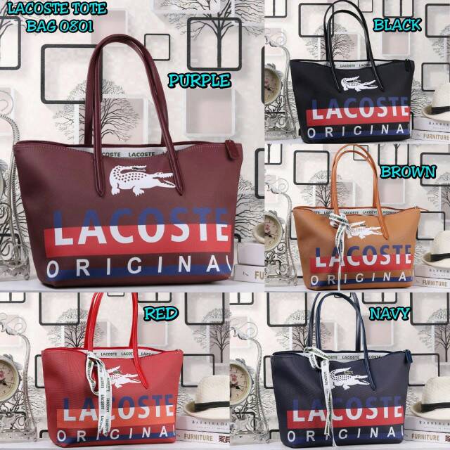 Tas Wanita-Tas Import-LACOSTE ORIGINAL TOTE BAG 0801