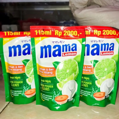 MAMA LEMON 105 ML // MAMALEMON ECERAN 2000 SABUN CUCI PIRING