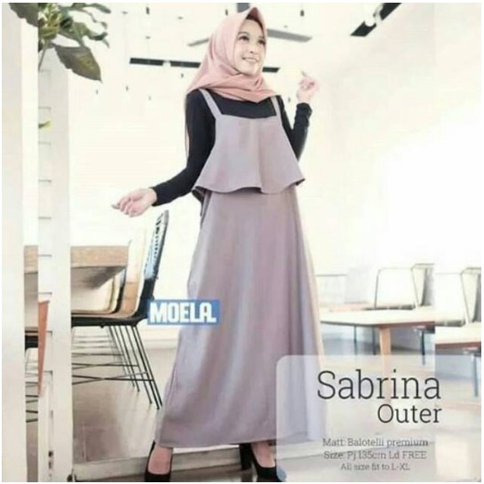 SABRINA OUTER / Baju Overall Dress Wanita Terbaru Best Seller - HIJAB64     SABRINA OUTER - JUMPSUIT