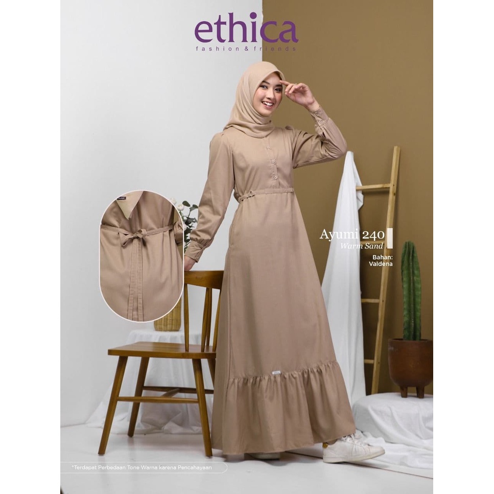 GAMIS SAJA ETHICA ORIGINAL AYUMI 240 SILVER GREY AYUMI 240 TWILIGHT MAUVE AYUMI 240 WARM SAND (DO) G