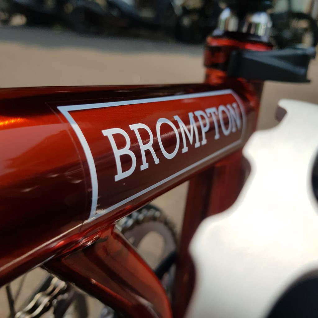 Sepeda Brompton Flame Lacquer s6L