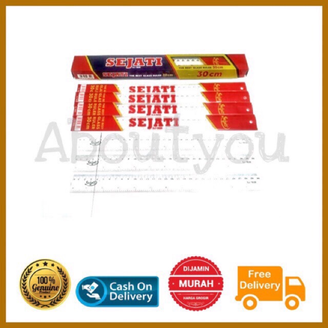 

Penggaris Plastik 30 cm Awet/Murah