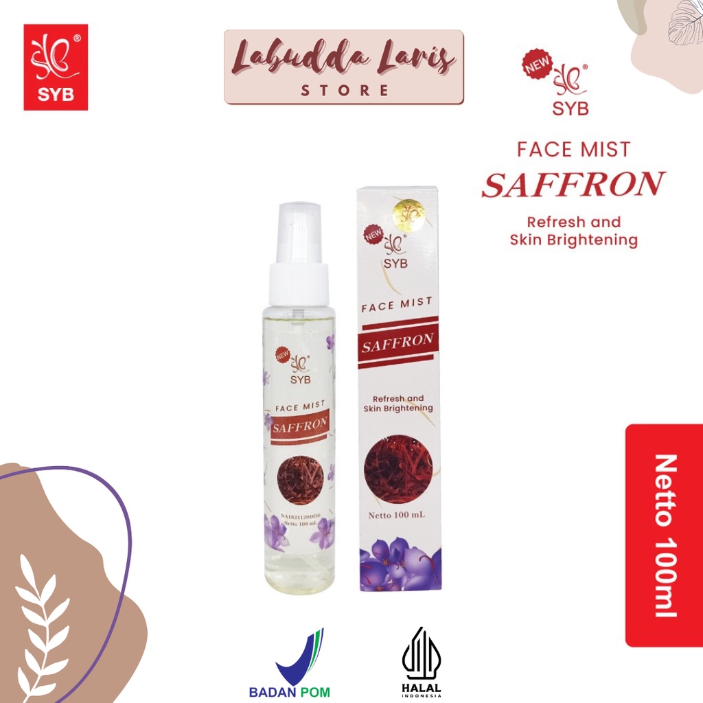Saffron SYB Face Mist Saffron - Saffron Face Mist - Facemint Saffron - Toner Saffron - Air Saffron -