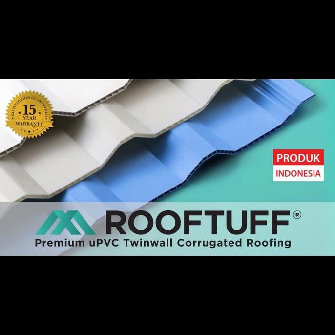 Atap Upvc Hollow Rooftuff (Free Ongkir Jadetabek)