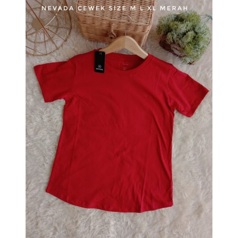 KAOS NEVADA LENGAN PENDEK KAOS WANITA
