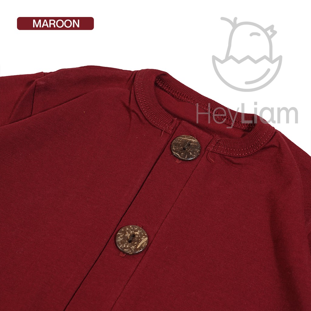 Heyliam Romper Anak Bayi Usia Newborn 0 - 5 Tahun-Merah Marun