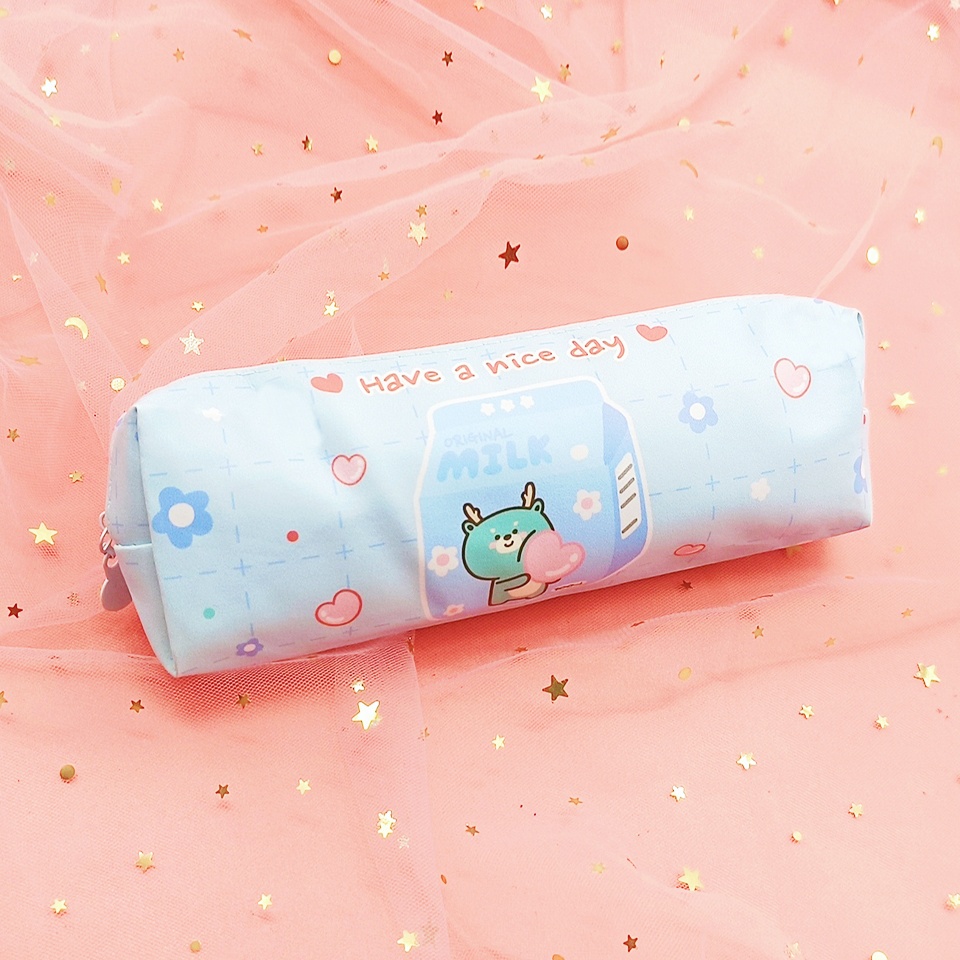 COD KOTAK PENSIL MOTIF LUCU UNIK / TEMPAT PENSIL / KOTAK PULPEN / TEMPAT ALAT TULIS PGS-BIRU C