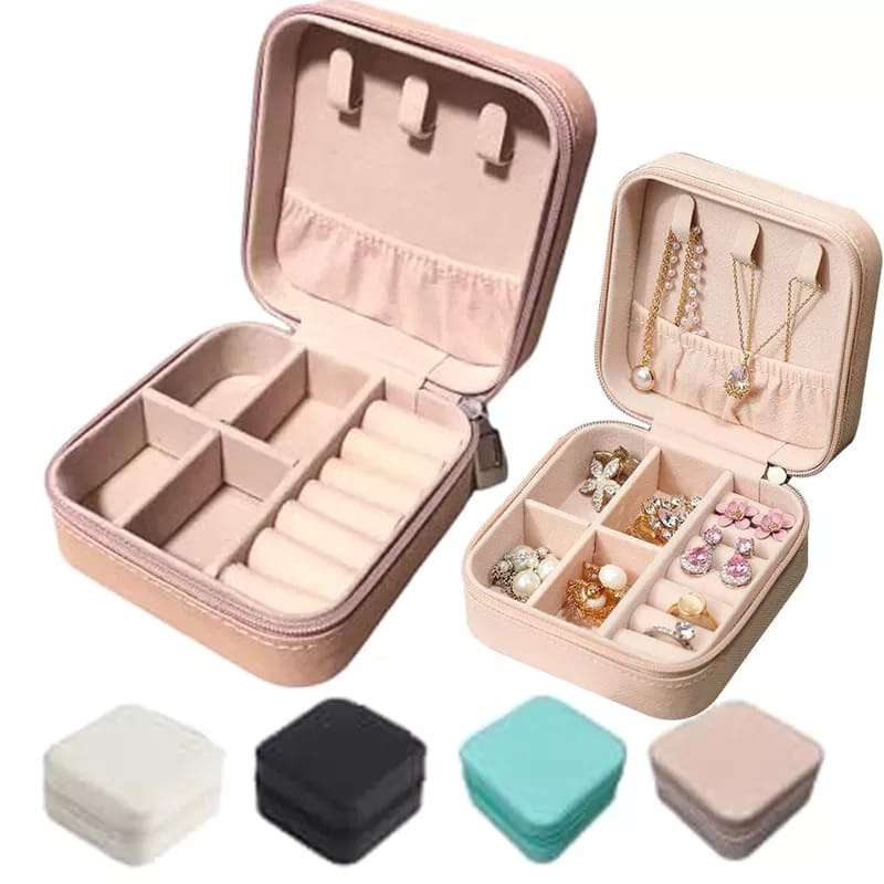 Box Perhiasan Kotak Tempat Penyimpanan Gelang Anting Kalung Cincin Jam Aksesoris Wanita Organizer