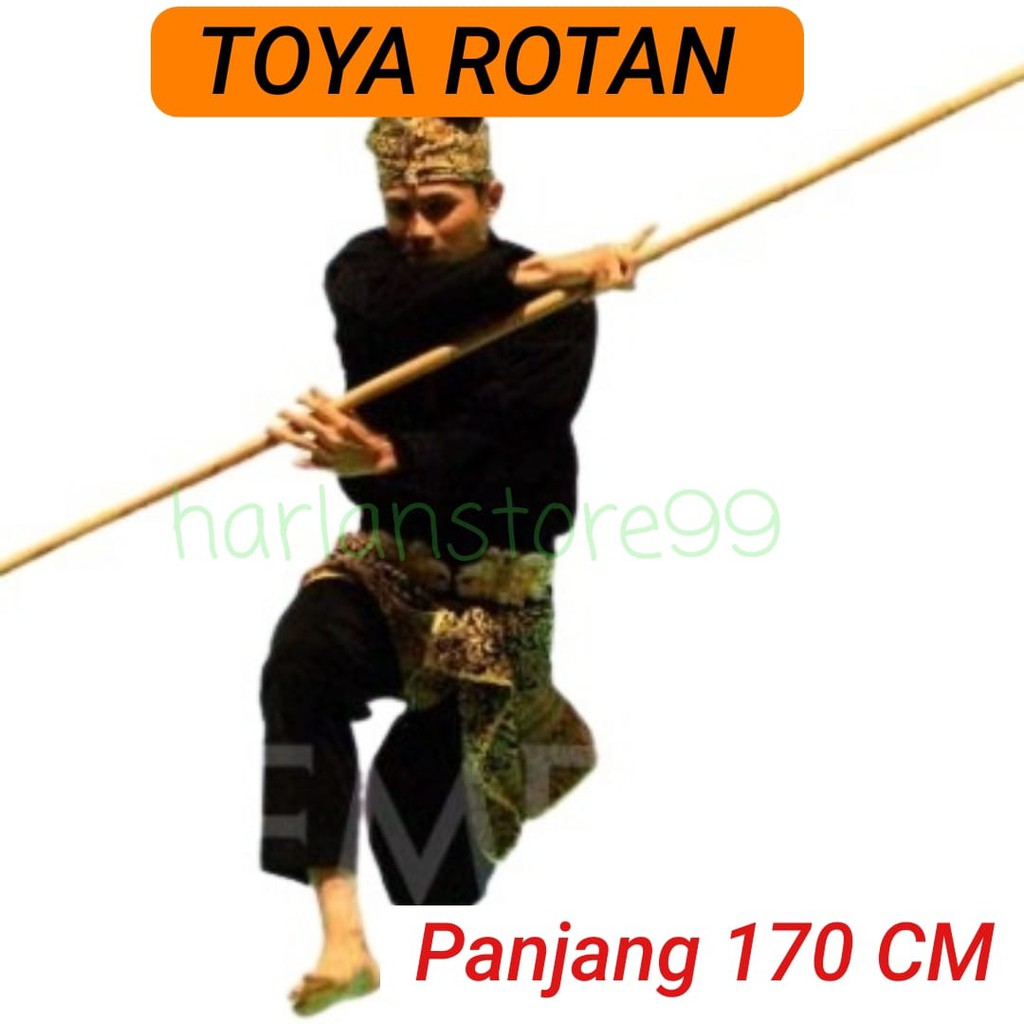TOYA ROTAN - STIK ROTAN - TOYA PENCAK SILAT - TONGKAT ROTAN - TOYA ROTAN (ROTAN KUPASAN)170 CM