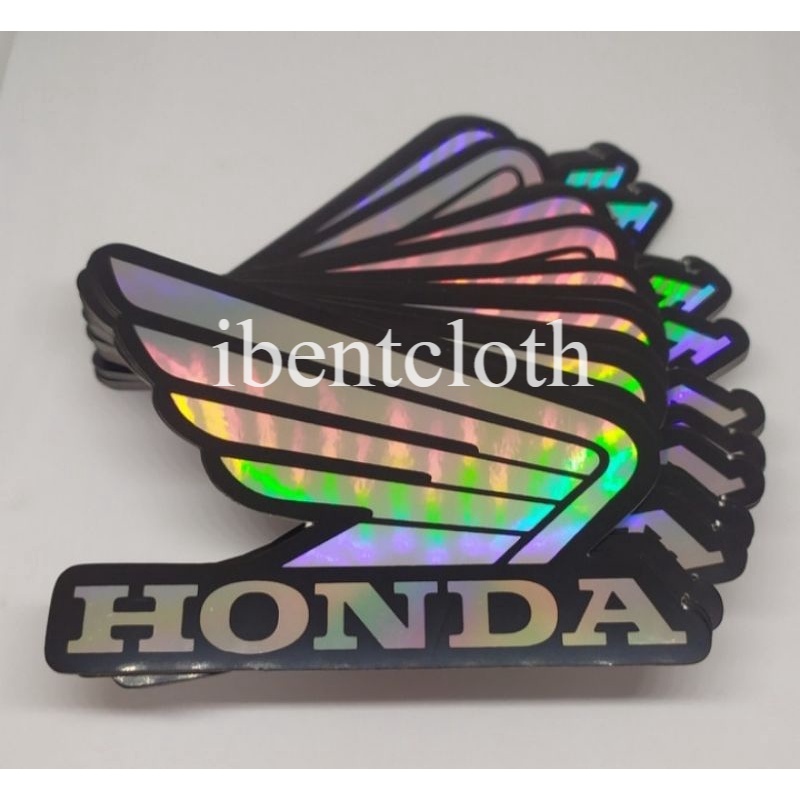 STICKER LOGO HONDA HOLOGRAM