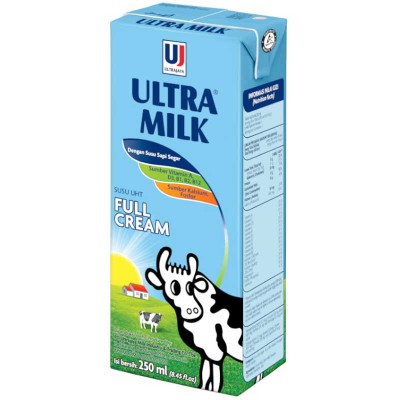 

Ultra Milk Susu UHT Full Cream 250 ml