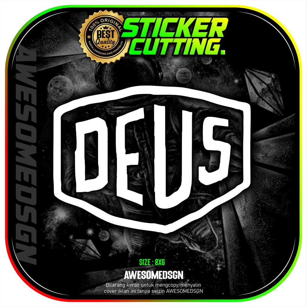 

stiker cutting deus ex machina