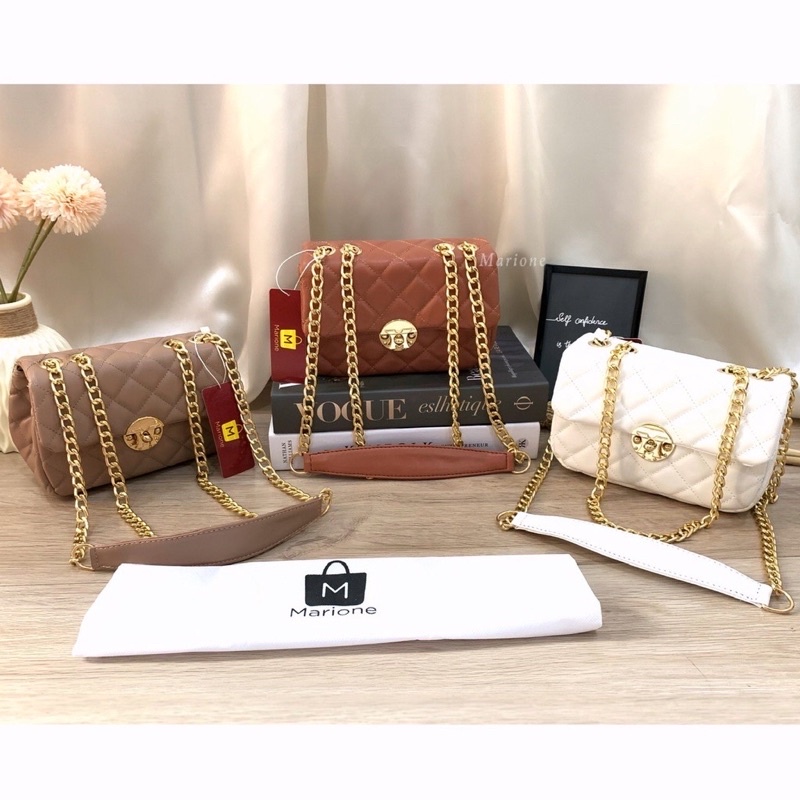 Tas Marione Baby selempang shoulder jinjing tas original wanita busa Super tebal