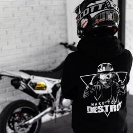 HOODIE SUPERMOTO MAKE TOTAL DESTROY BY PROSTREET