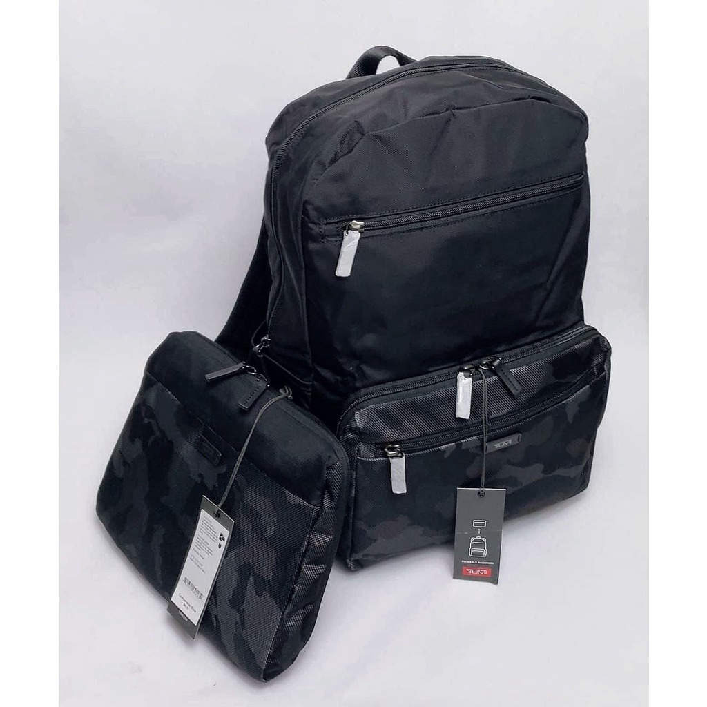 Tumi packable Backpack Nylon. Black Armi