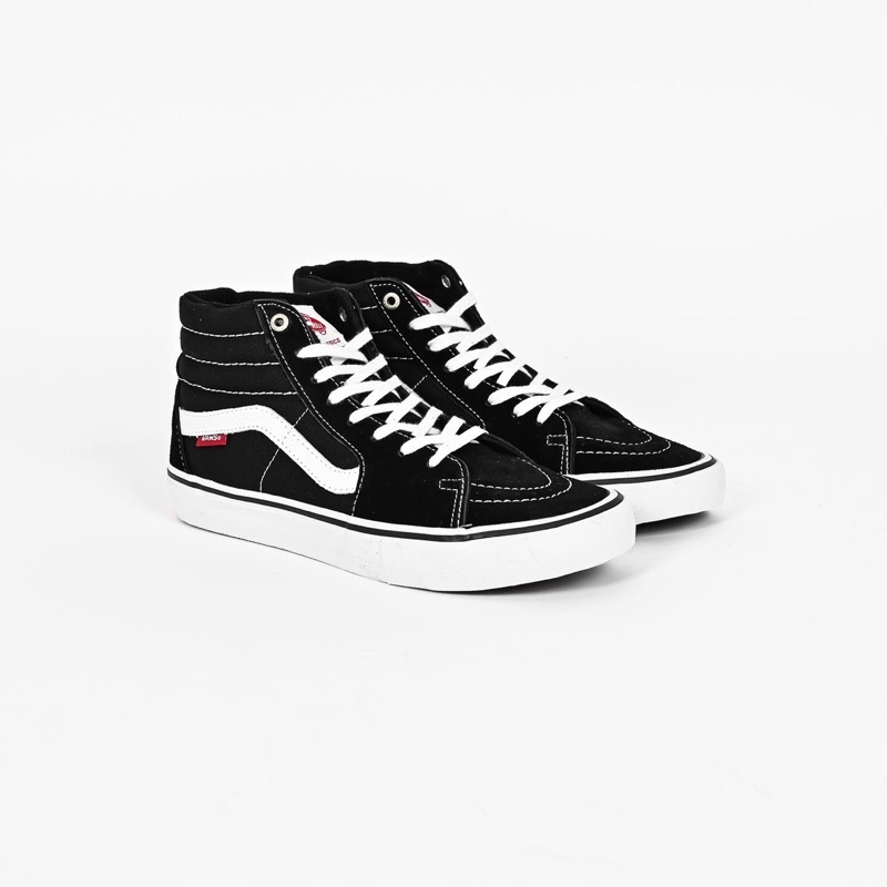 V4ns Sk8 Hi Pro Black White