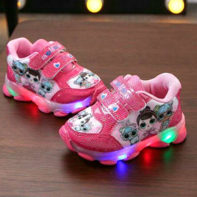 Sepatu lol import  anak lol Led  anak lampu surprise model terbaru BEST SELLER !! murah