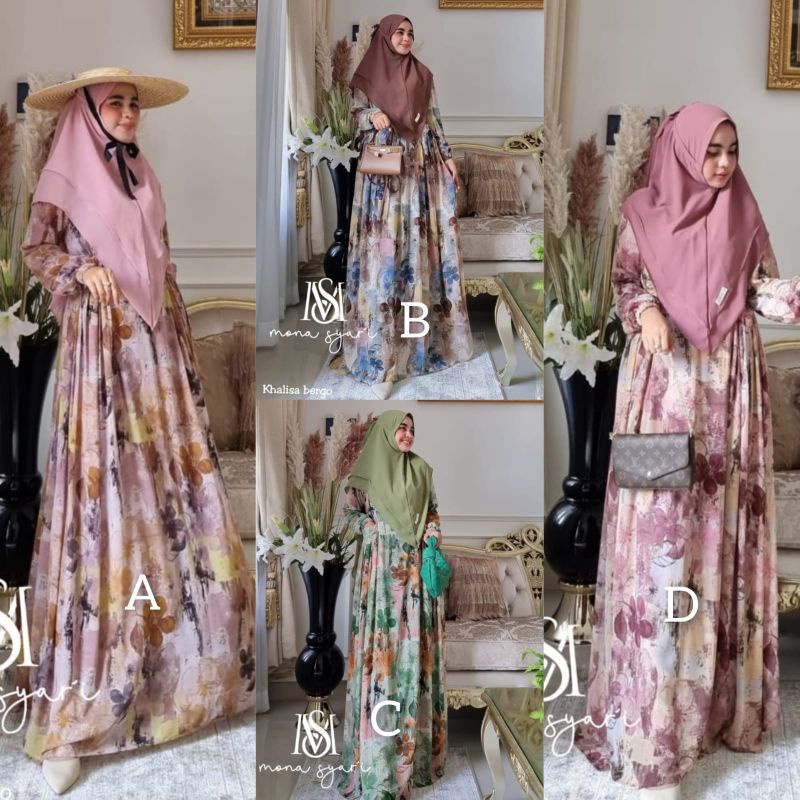 KHALISA one set  bergo  vol. 13 by Mona