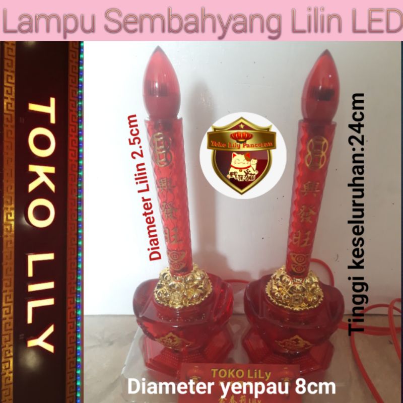 Lampu Altar Lilin LED / lampu Sembahyang LED / Lampu Lilin LED