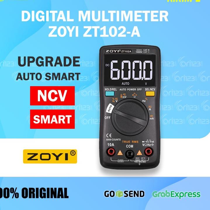 ➱ ZOYI ZT102A Upgrade Auto Multimeter Digital Avometer Multitester 102A ➾