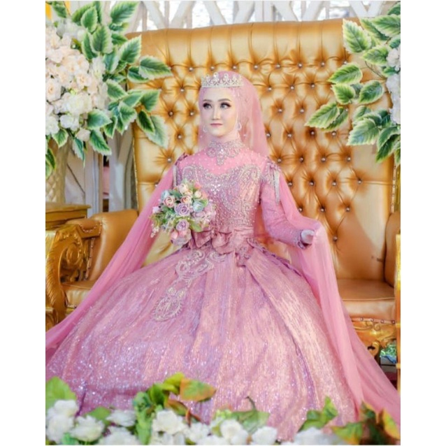 preloved gown pengantin, gaun pengantin, baju pengantin second