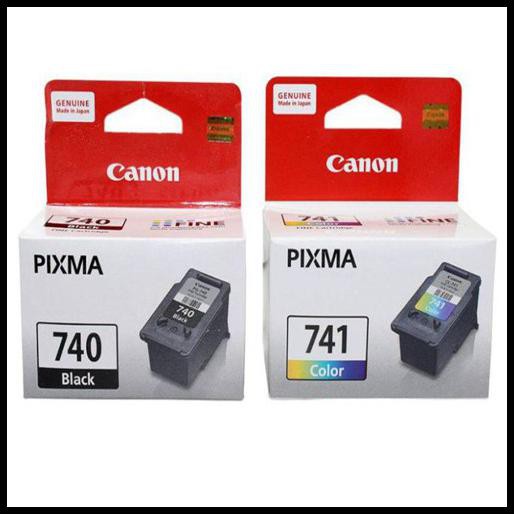 Shazfa.10 | Canon 740 Pg-740 Black & Canon 741 Cl-741 Tri-Color Ink Cartridges - 1