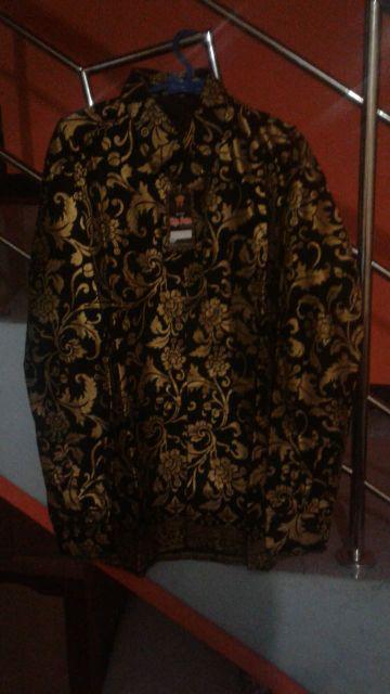 Bswart Batik Hrb026 Kenongo Hem Pendek Padi Pekalongan M L Xl Batik Pria Murah Modern Grosir