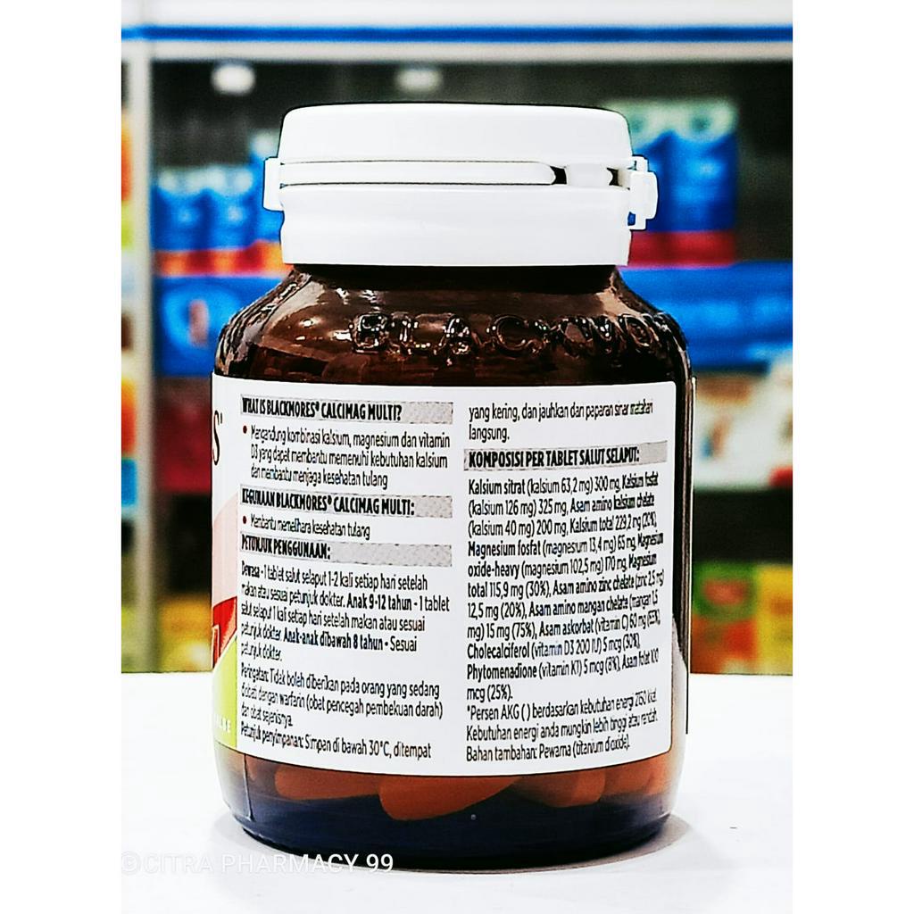 Blackmores 𝐂𝐚𝐥𝐜𝐢𝐦𝐚𝐠 𝐌𝐮𝐥𝐭𝐢 Isi 30 Tablet - Vitamin Kesehatan Tulang