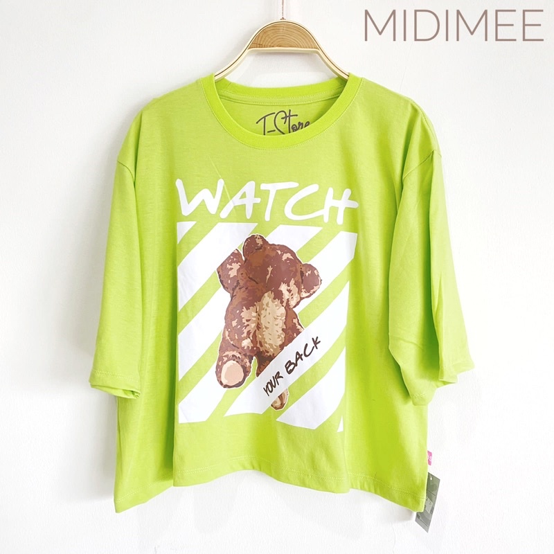 (COD)CROPTOP TEE/KAOS OVERSIZE COMBAD 30s/kaos croptop