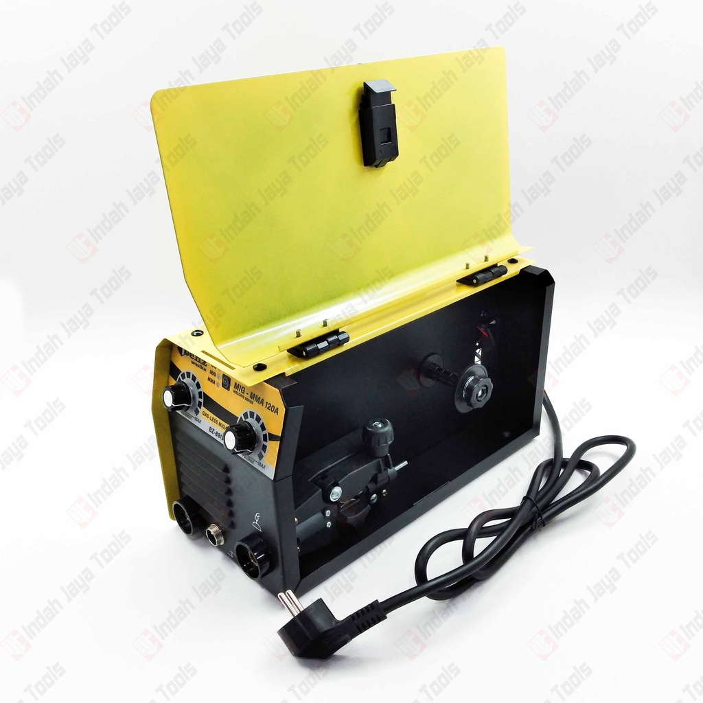 BENZ BZ-8919 Mesin Las MIG 120A Tanpa Gas CO2 Flux Core CO MAG Gasless