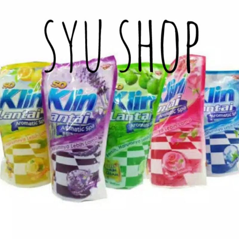 soklin lantai 800 ml pouch