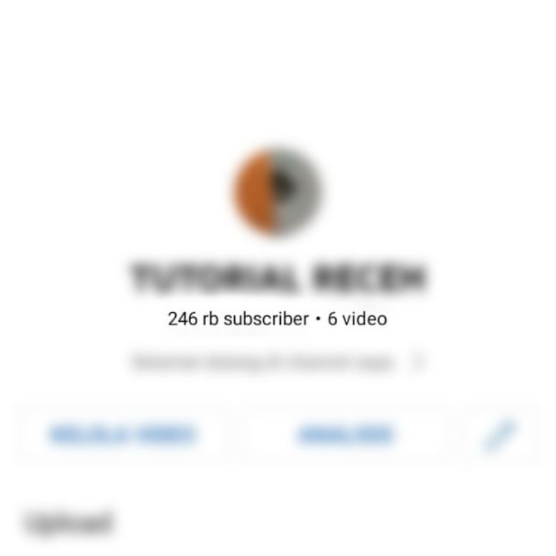 AKUN YOUTUBE 245.223 Subscriber (Gaming) Akun Tahun 2020