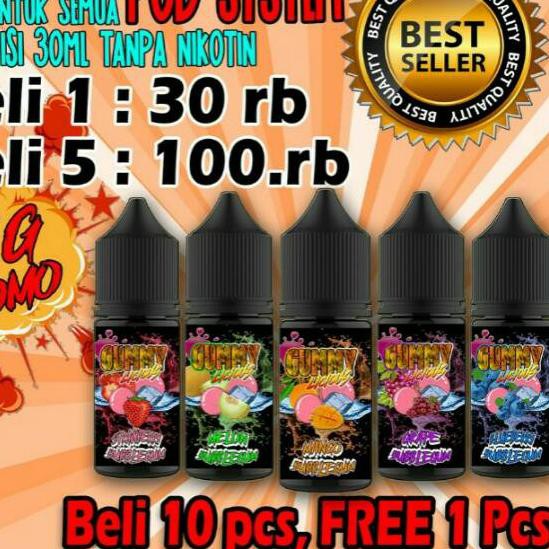 Langsung Order Liquid Khusus Pod Gummy Licious Liquid Pod