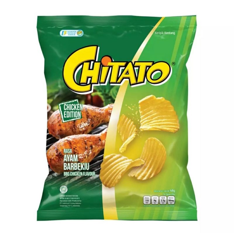 

Chitato Keripik Kentang Ayam Barbekiu 68 gr | Snack Kentang | Chitato BBQ Chicken 68 gr