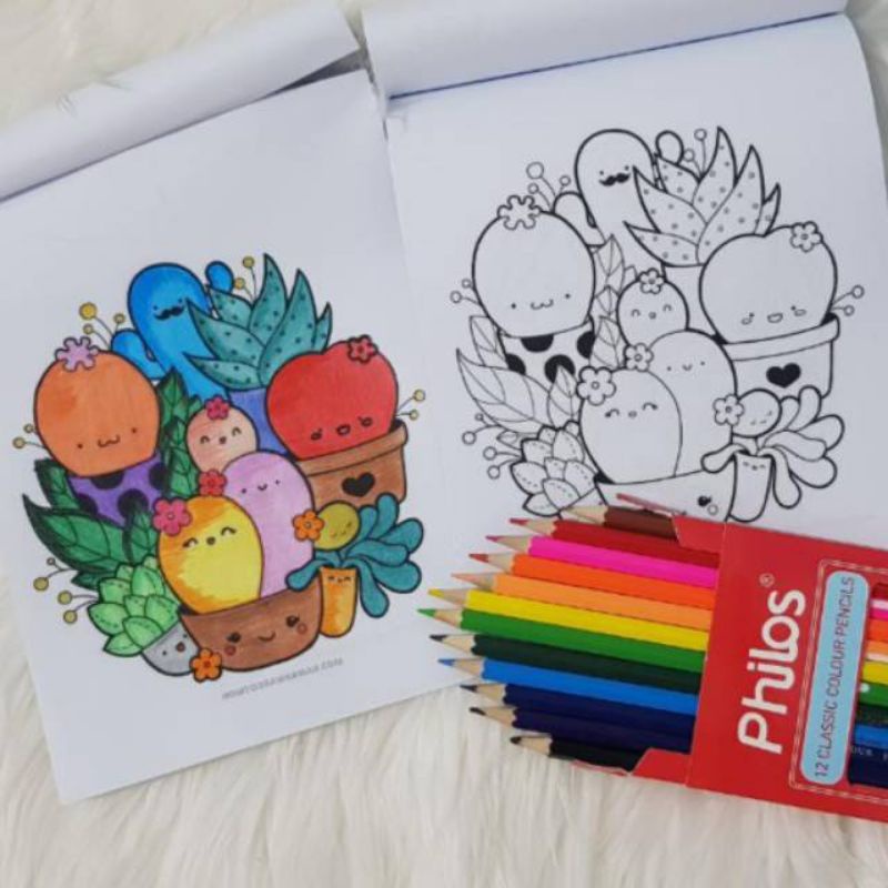 

Philos Cat Kayu 12 / Pensil Warna 12 Panjang