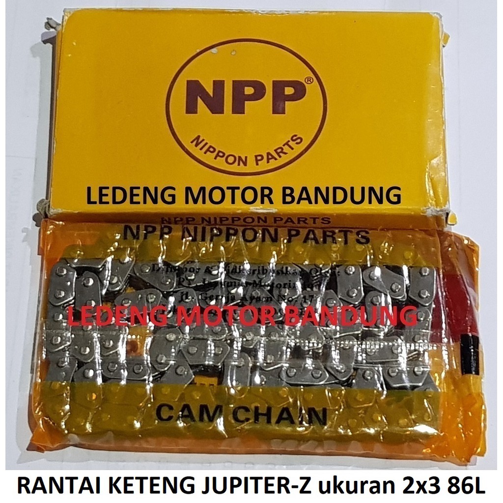 Rantai Keteng Jupiter Z Chain Kamprat 2x3 86L Lokal