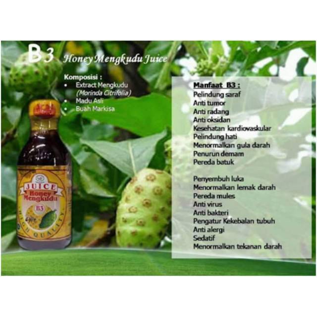 

Honey Mengkudu Juice