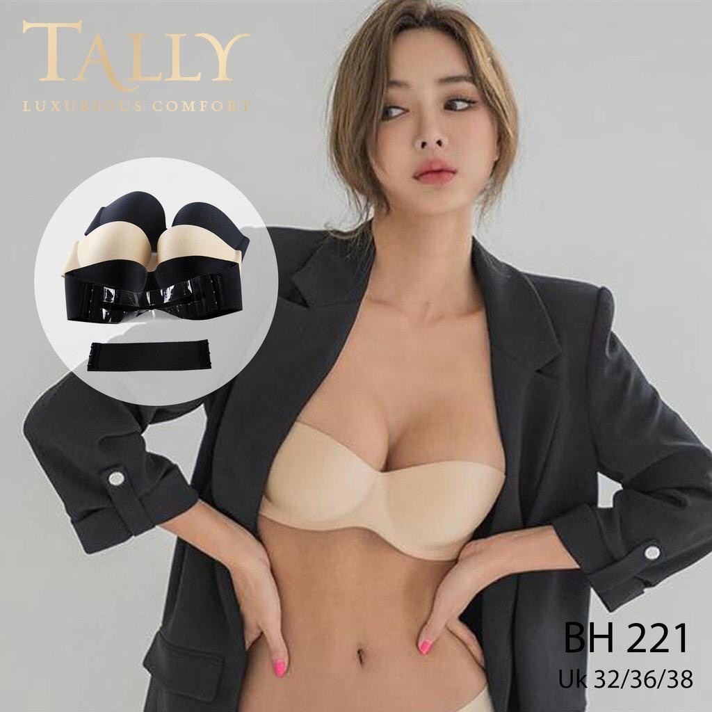 BRA BH DOUBLE STRAP INVISIBLE TALI TRANSPARAN PESTA PARTY TALLY 221 BH PESTA - TALI BELAKANG BISA GANTI TRANSPARAN - SIZE 32 34 36 38 40 - DAPAT FREE TALI HITAM/NUDE + TALI BELAKANG TRANPARAN BUAT GONTA GANTI - ARA98STORE